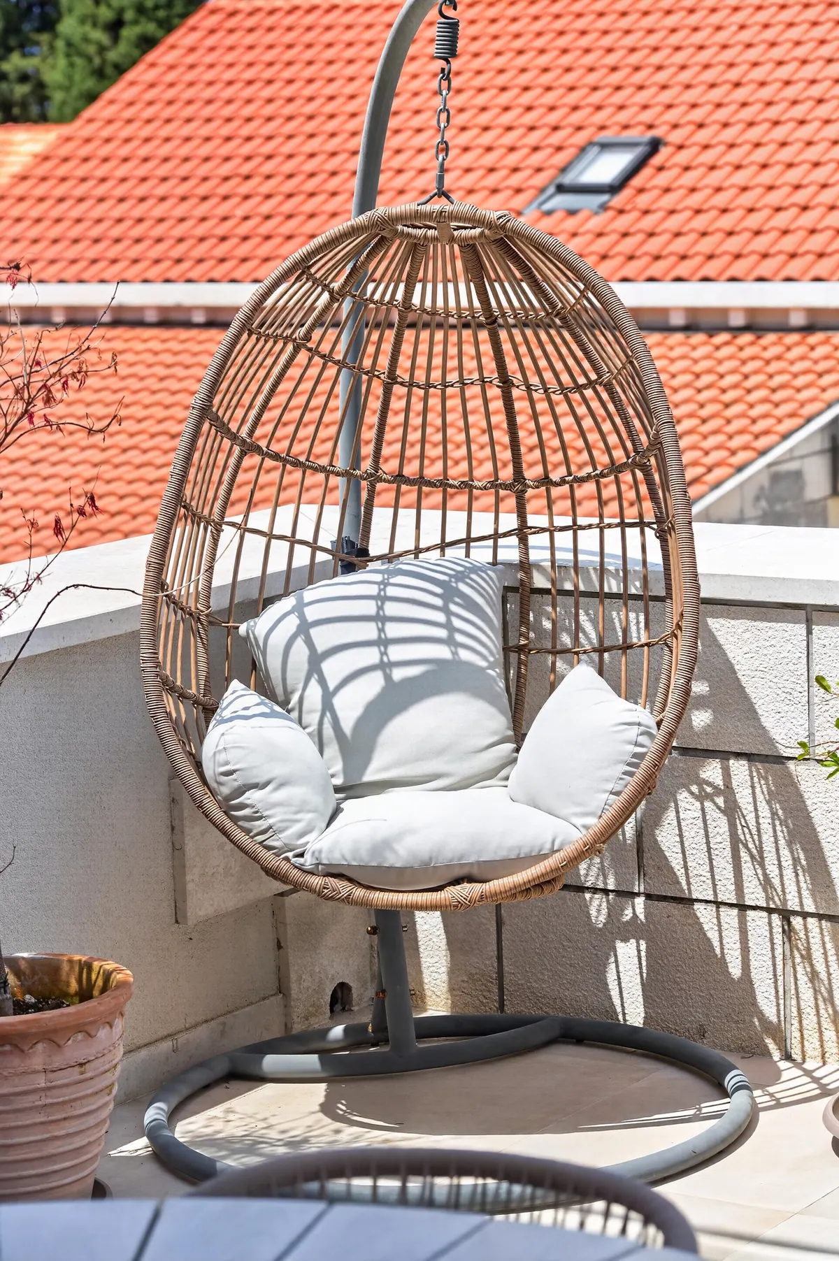 Terrasse et jacuzzi