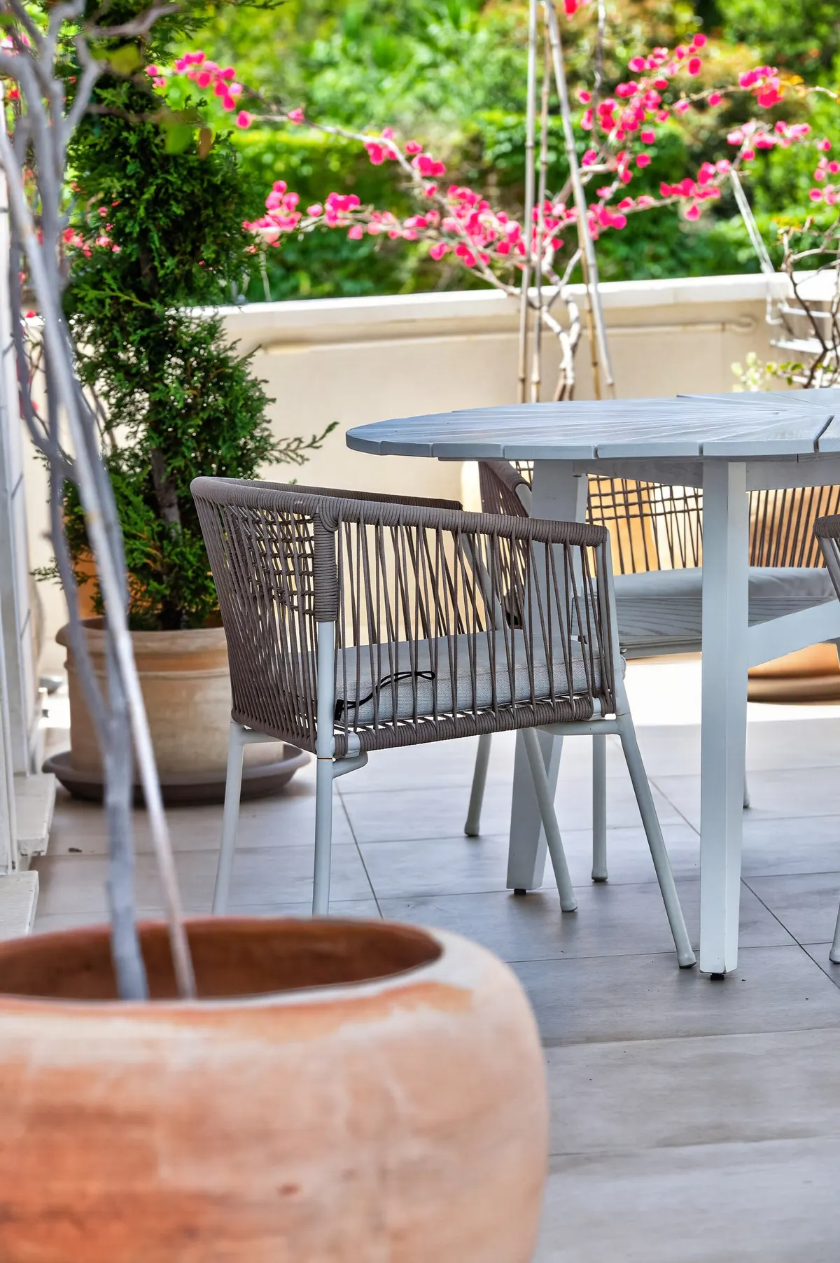 Terrasse et jacuzzi