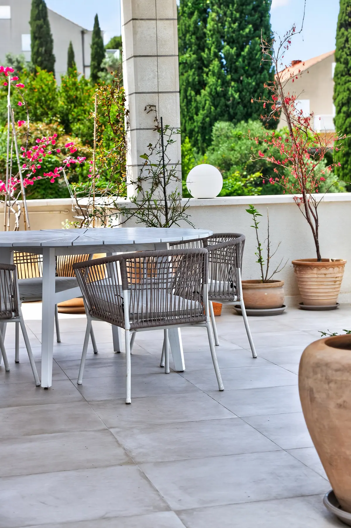Terrasse et jacuzzi